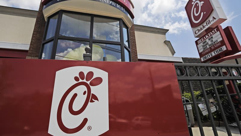 A Chick-fil-A fast-food restaurant in Atlanta.