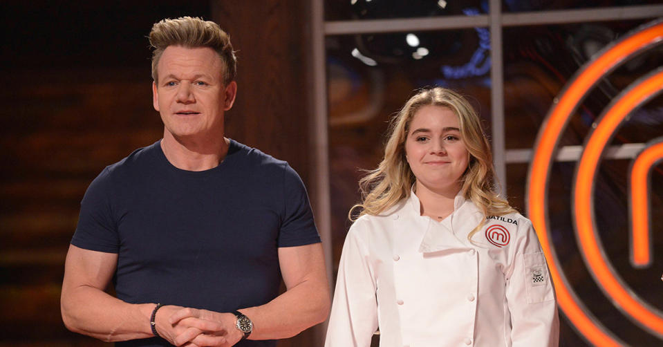 Gordon Ramsay and daughter Tilly on masterchef