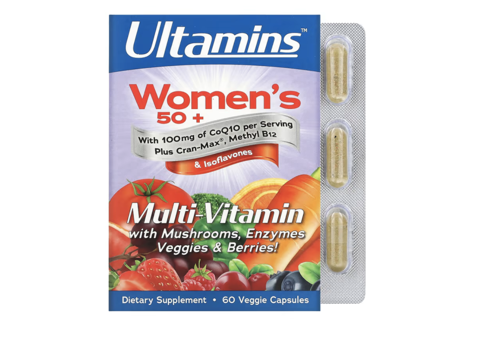 Ultamines, vitaminas para mujeres 50+.  (Foto: iHerb)