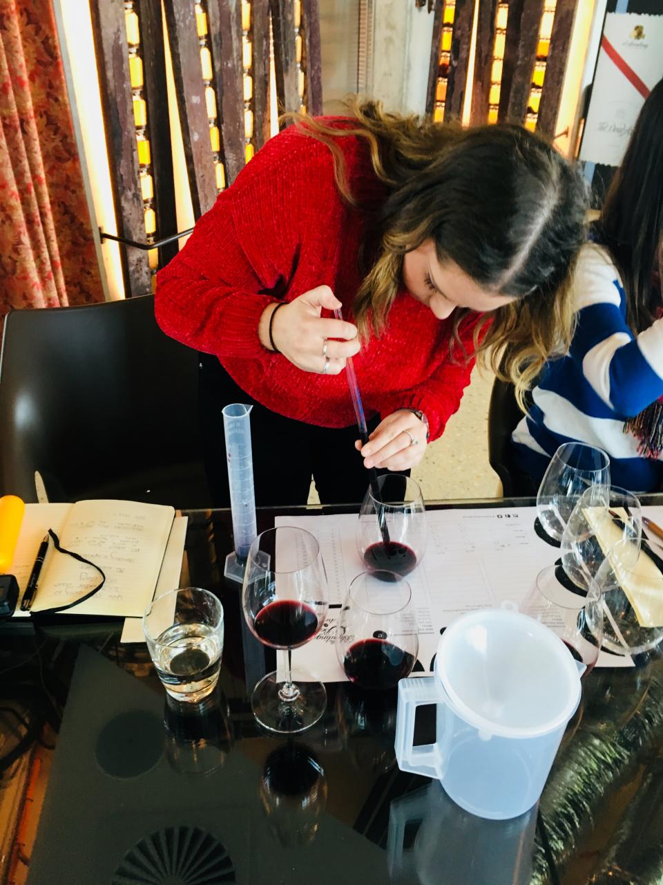 I tried their wine blending experience and walked away with my own blend of Shiraz and a whole lot more wine knowledge. Source: Be