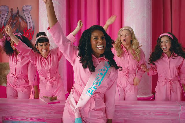 <p>Courtesy Warner Bros. Pictures</p> Issa Rae in 'Barbie'