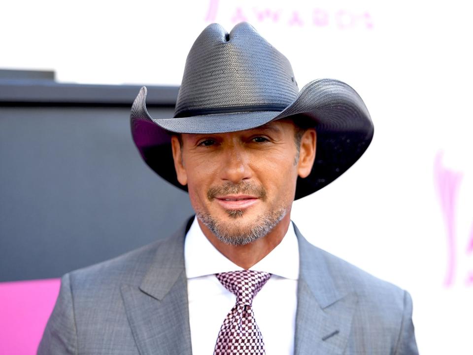 Tim McGraw attends the 52nd Academy Of Country Music Awards at T-Mobile Arena on April 2, 2017 in Las Vegas, Nevada