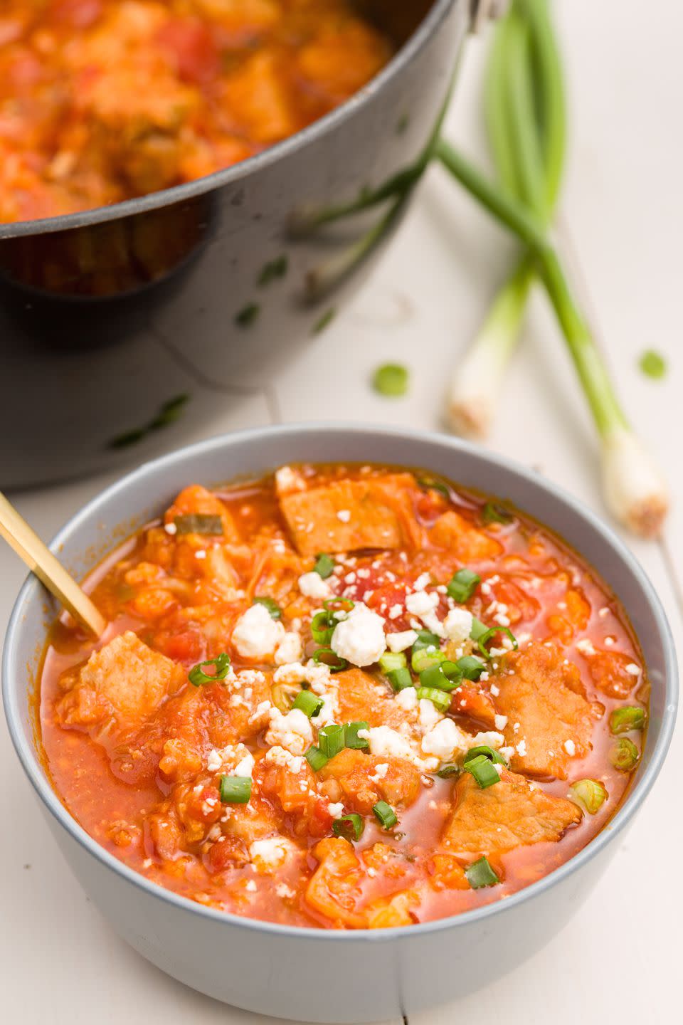 Spicy Pork and Cauliflower Chili