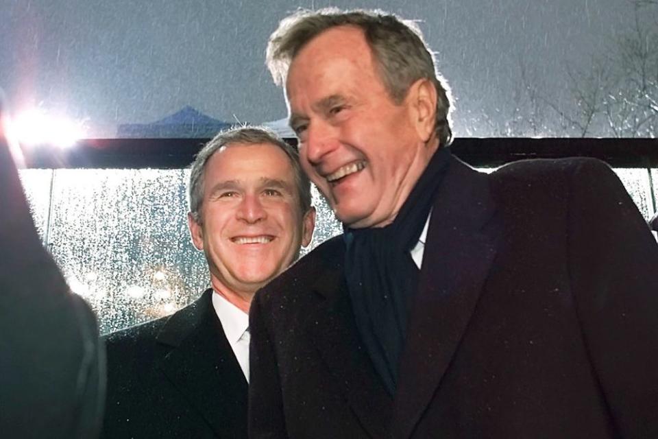 George W. and George H.W. Bush