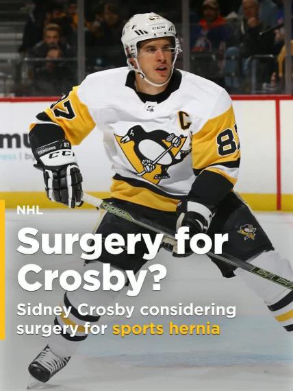 Surgery for Crosby?