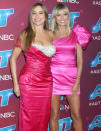 <p>Sofia Vergara and Heidi Klum bring the shine to the Aug. 9 <em>America's Got Talent</em> live show red carpet in Pasadena, California. </p>