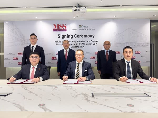 Mah Sing Inks Agreement on 561.65 Acres Industrial Land in Sepang with Potential GDV of Up to RM2 Billion