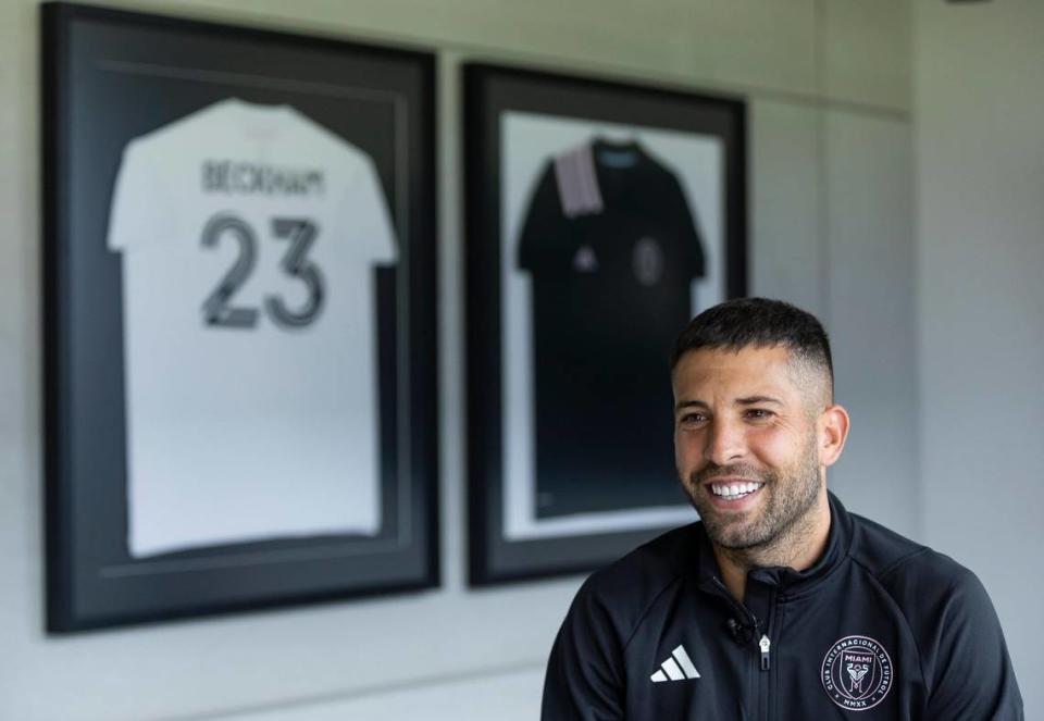 Jordi Alba, a five-time La Liga champion and Spanish national team captain, is delighted to be in South Florida with Inter Miami. He and his wife spent their honeymoon in Miami.