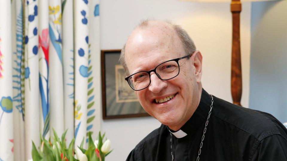 The Bishop of St Edmundsbury and Ipswich, the Rt Revd Martin Seeley,