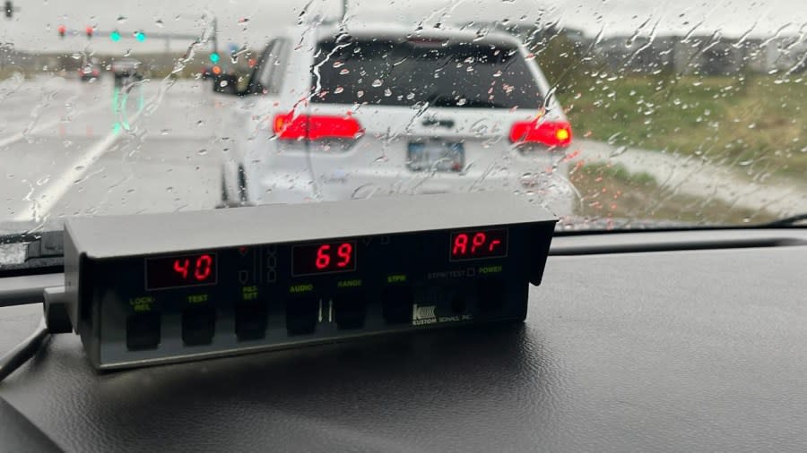 The Douglas County Sheriff’s Office is reminding drivers to follow the speed limit after several drivers were caught exceeding the posted limit by 20 mph or more within an hour Saturday. (Douglas County Sheriff’s Office)