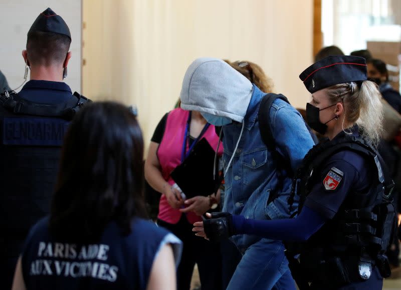 Second day of the trial of the Paris' November 2015 attacks at Paris courthouse