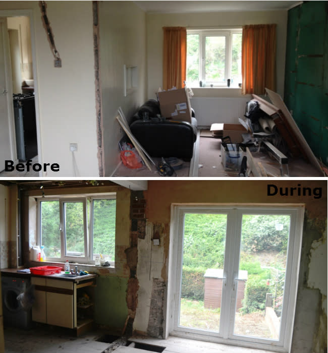 Small Kitchen Remodel - Wall Removal