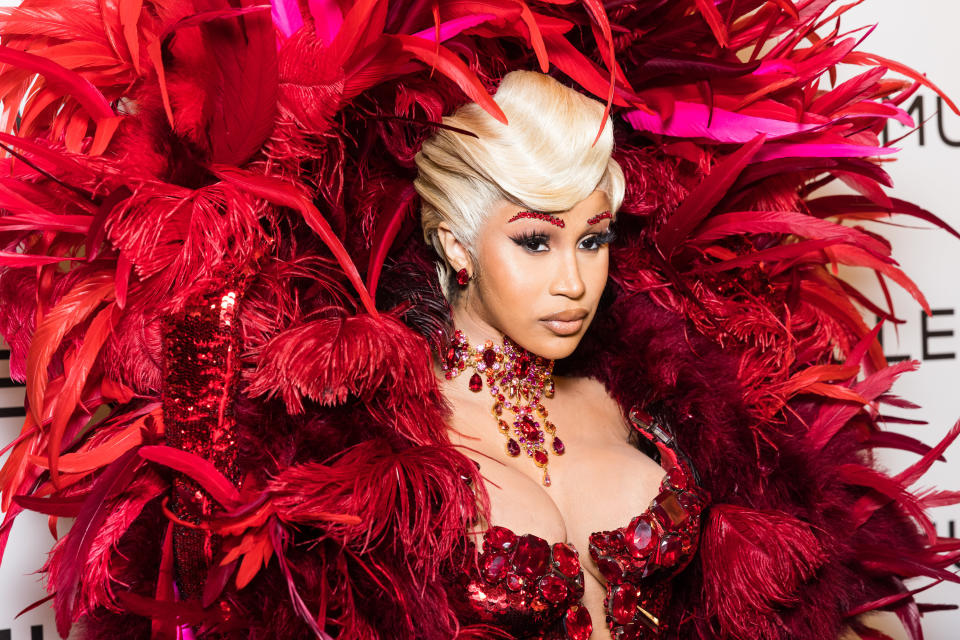 Closeup of Cardi B