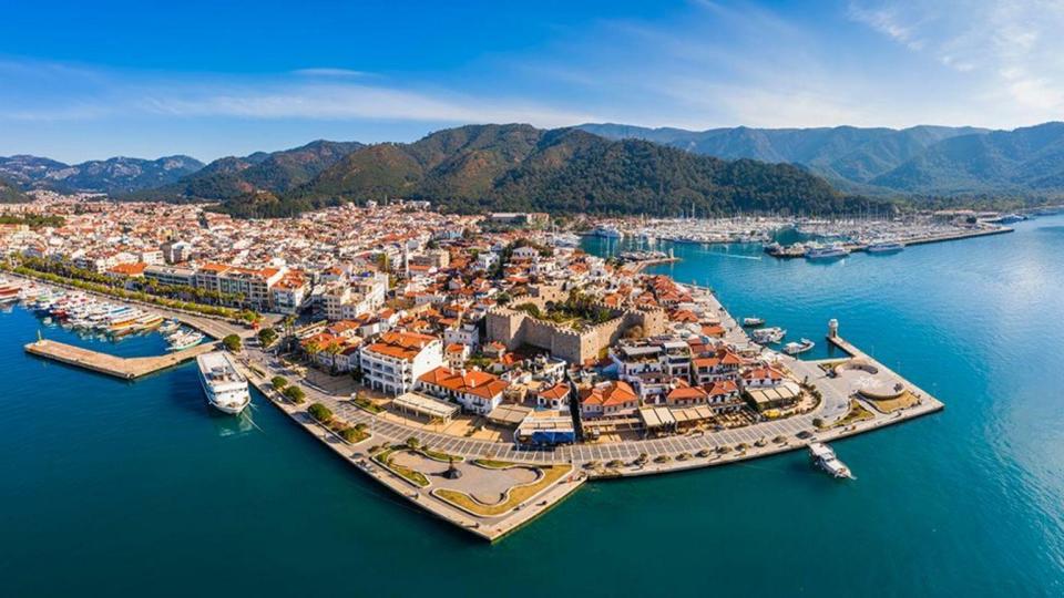 Panorámica de la localidad turca de Marmaris. 