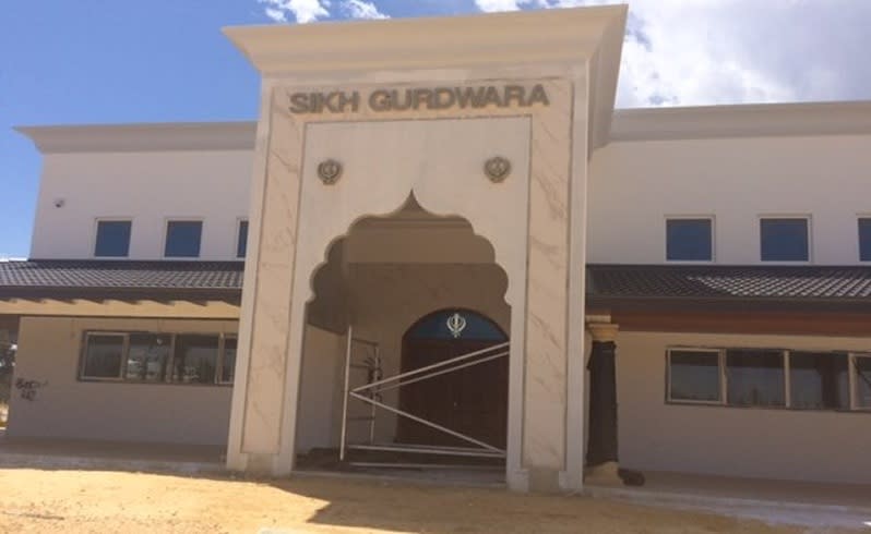 the sikh temple has been under construction in bennett springs for more than two years.