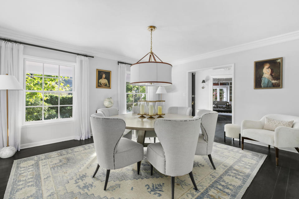 Colonial Revival Style House - Beverly Hills - Real Estate - Dining Area