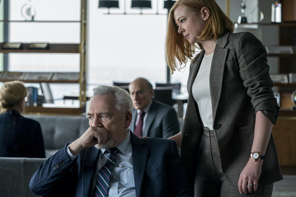 Brian Cox and Sarah Snook in <em>Succession</em> season three.<span class="copyright">Macall Polay</span>