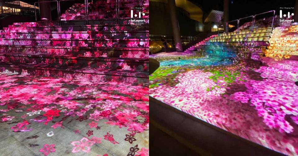 Sakura Festival - Innovative light projection mapping