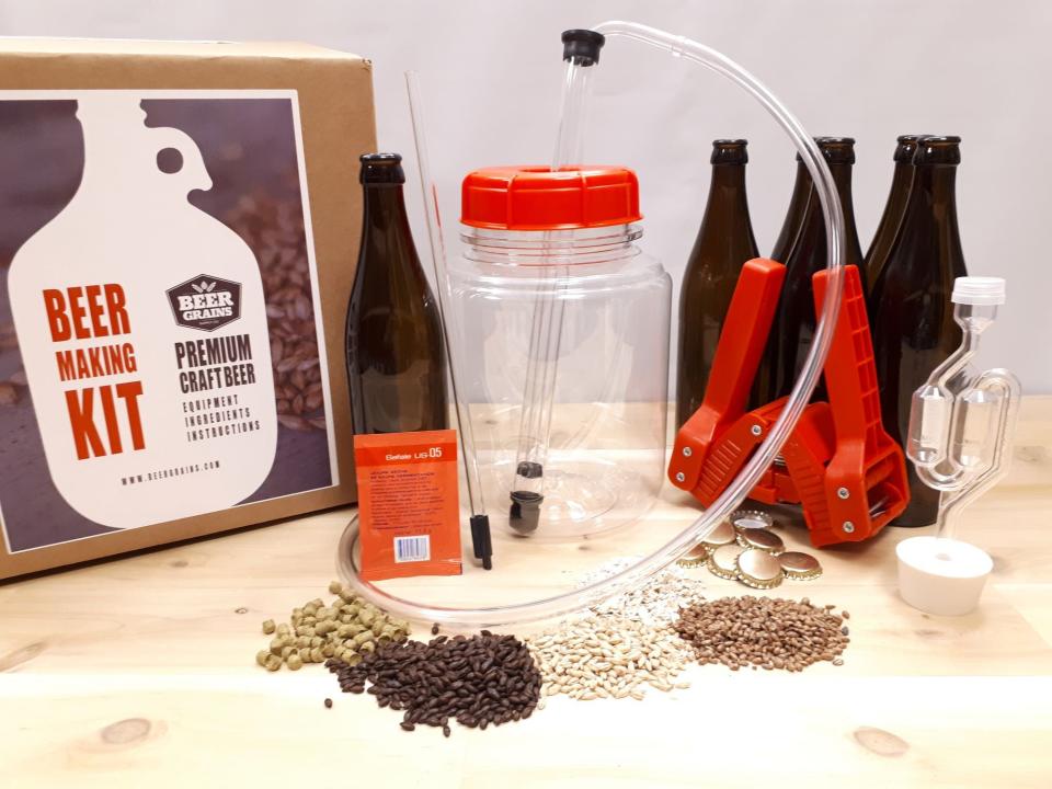 Beer Making Kit. Image via Etsy.