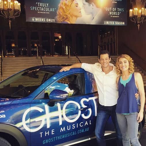 Rob has just finished his national tour of Ghost the Musical. Photo: Instagram/robmillsymills