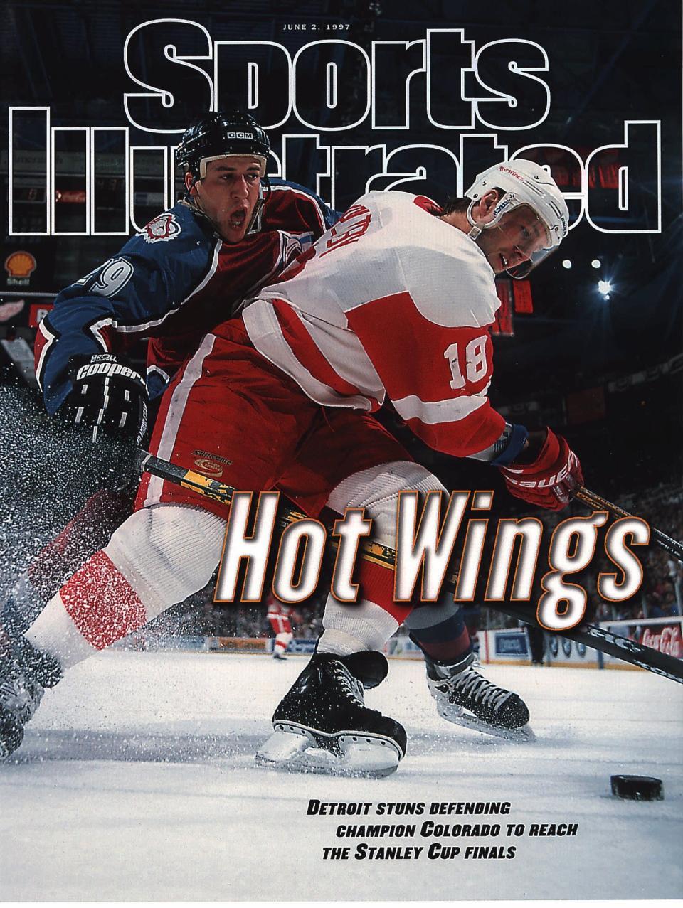 This is the cover of Sports Illustrated in May of 1997.