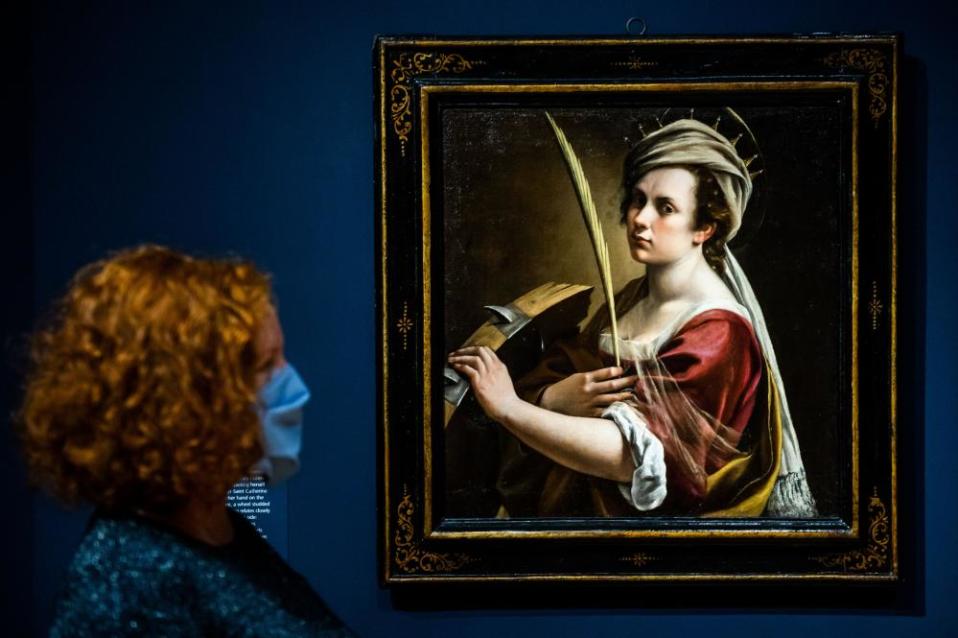 &#x002018;There are great artists who were also mothers&#x002019; ... part of the Italilan painter Artemisia Gentileschi&#x002019;s Self-Portrait as Saint Catherine of Alexandria.