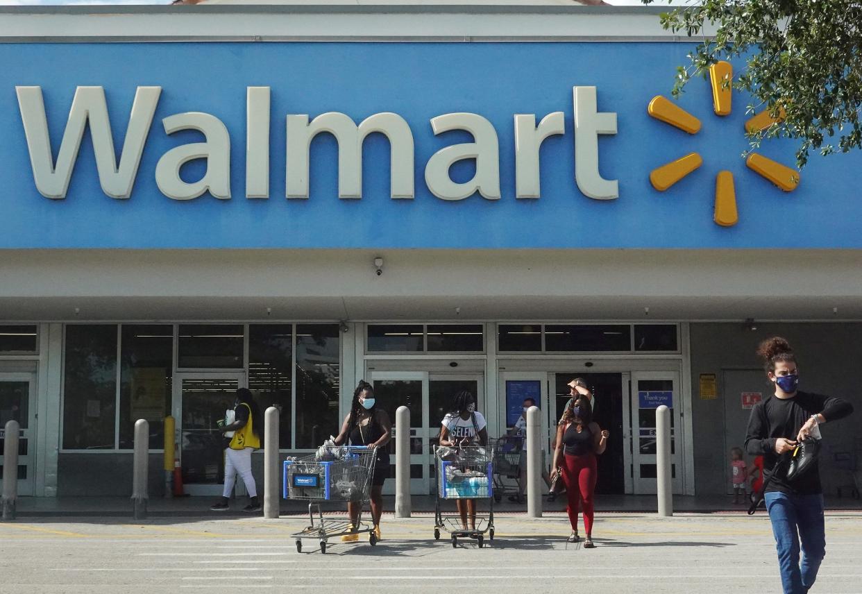 Walmart store in Florida May 2021