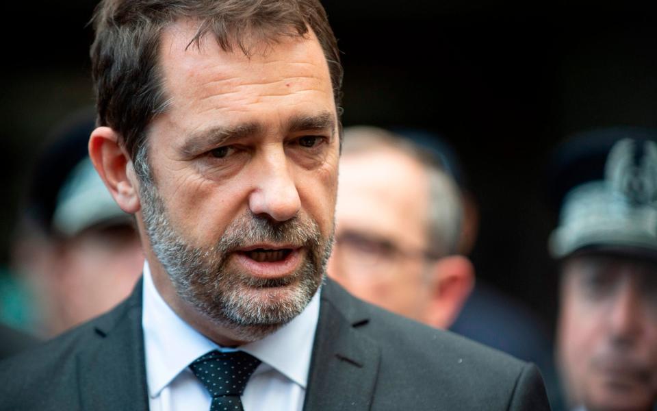 French Interior minister Christophe Castaner has raised the possibility of introducing migration quotas - AFP