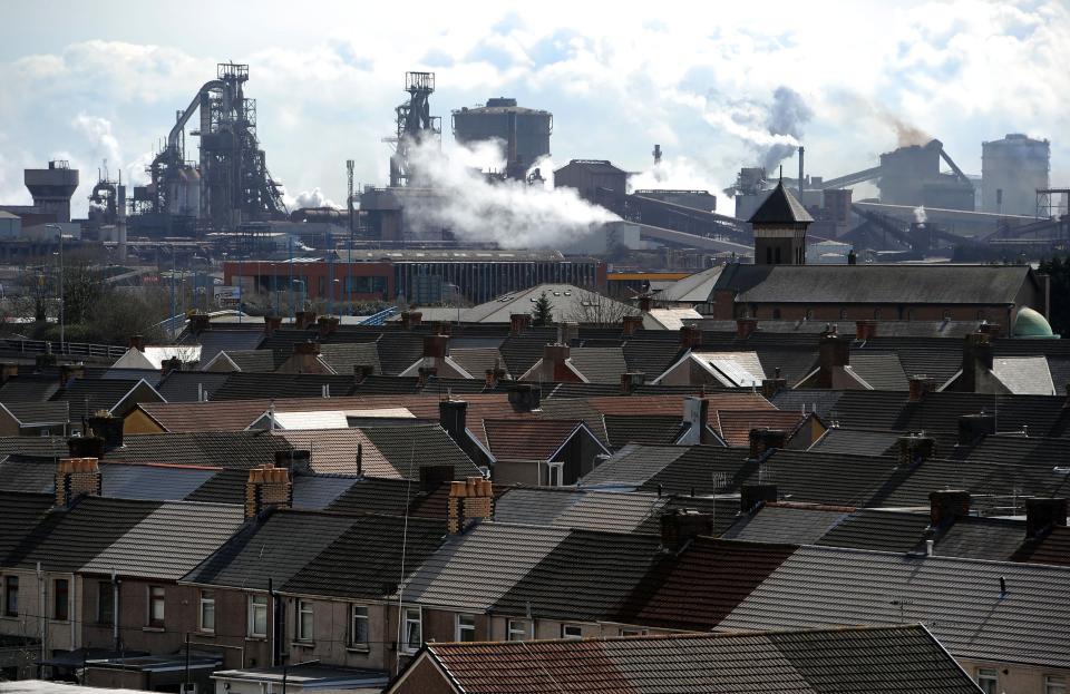 Port Talbot has a pollution level of 18 micrograms per cubic metre (Picture: PA)