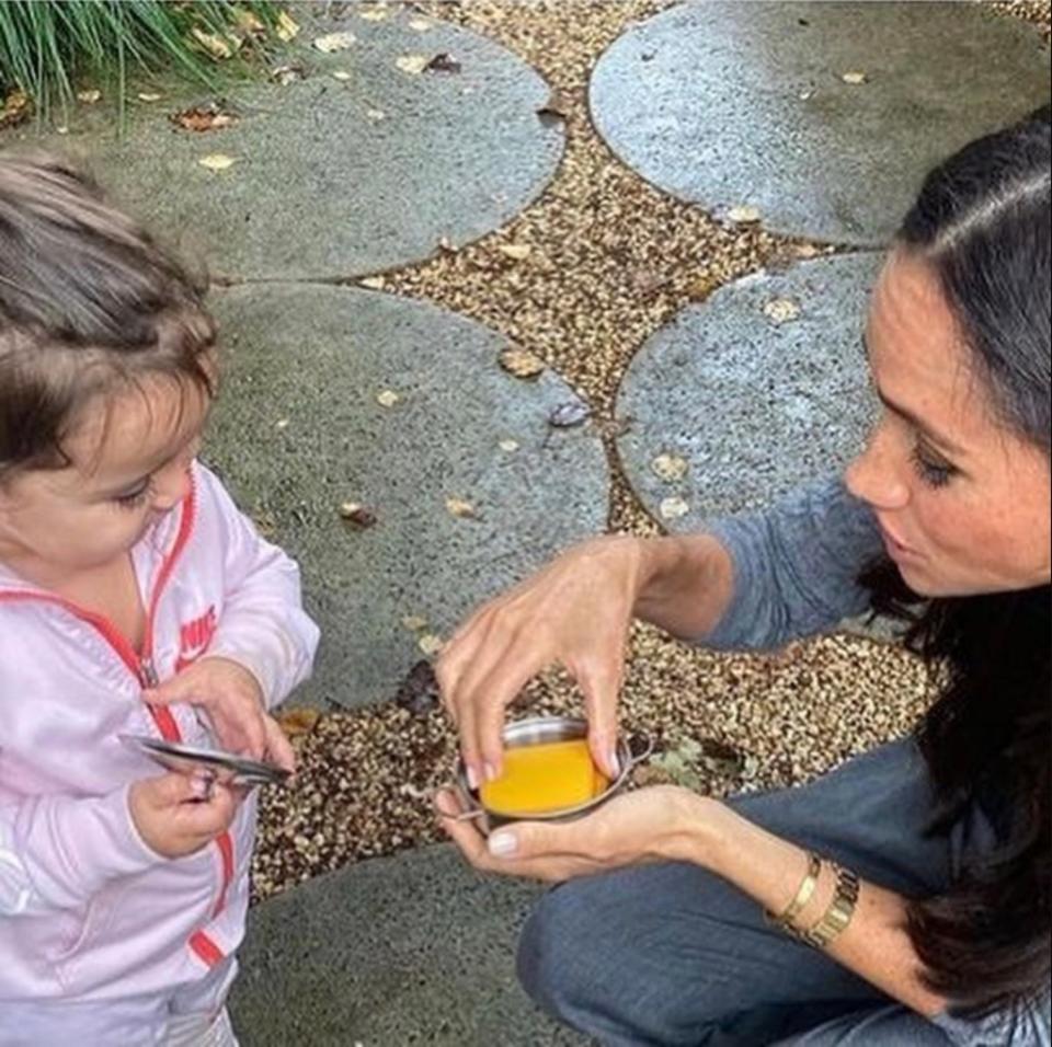 The Duchess of Sussex, 42, spent much of this week in her plush Montecito, Calif., pad with the pair’s two children. Instagram