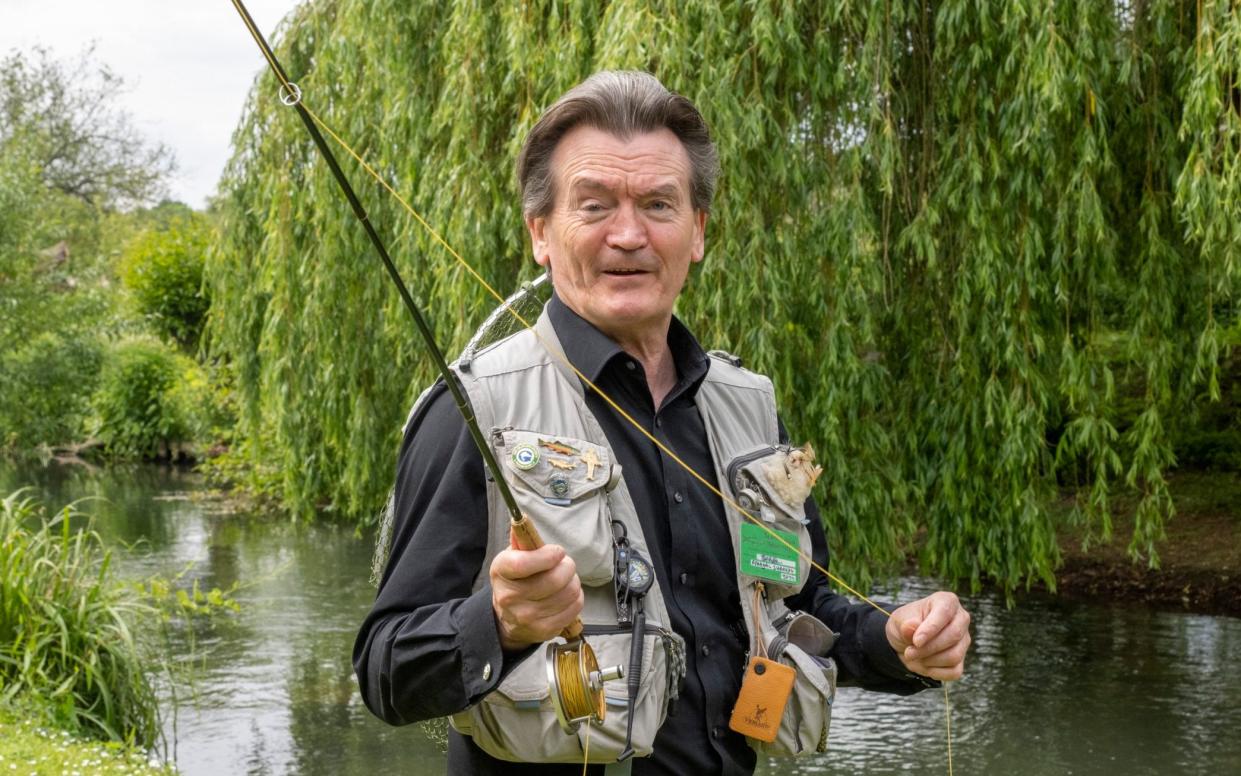 Feargal Sharkey at the Amwell Magna, the oldest fly-fishing club in England, where he is chairman - Jeremy Selwyn/Jeremy Selwyn