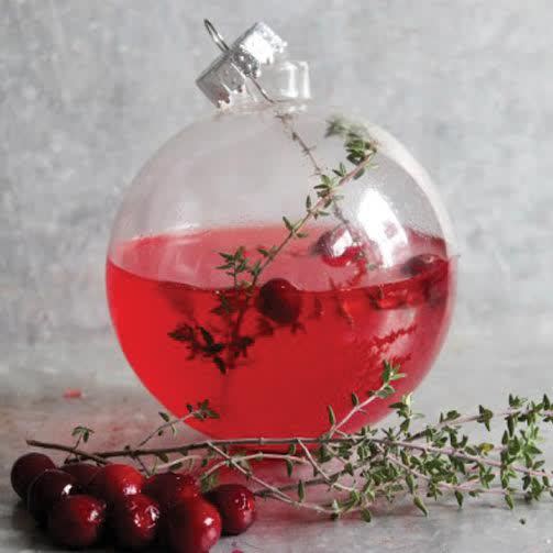 Cranberry and Thyme Gin and Tonic