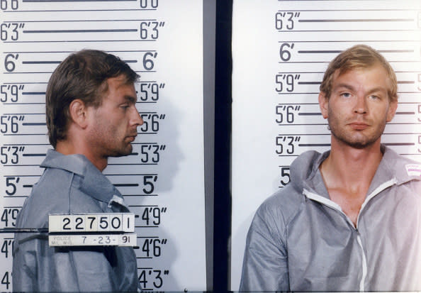 mugshot of Dahmer