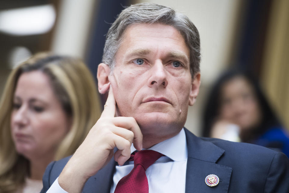 UNITED STATES - SEPTEMBER 24: Rep. Tom Malinowski, D-N.J., attends a hearing titled Oversight of the Trump Administrations Muslim Ban, in Rayburn Building on Tuesday, September 24, 2019. The hearing was held jointly by the House Judiciary Subcommittee on Immigration and Citizenship and the Foreign Affairs Subcommittee on Oversight and Investigations. (Photo By Tom William/CQ-Roll Call, Inc via Getty Images)