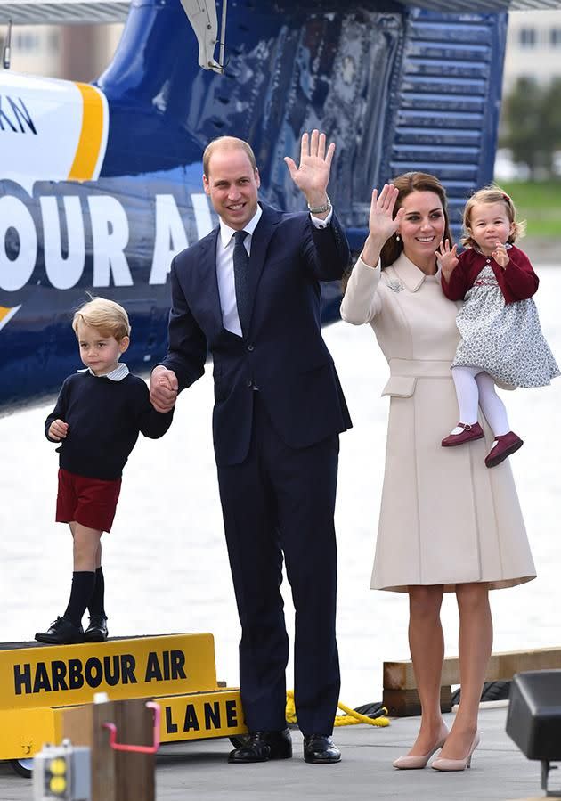 William, Harry, Kate, George and Charlotte will live on the west side of the palace. Photo: Getty