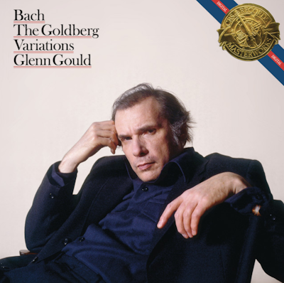 Portada de las _Variaciones Goldberg_ de Bach interpretadas por Glenn Gould.