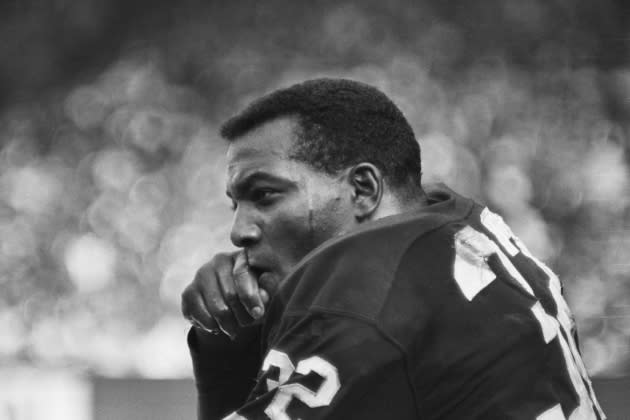 Cleveland Browns Player Jim Brown - Credit: Bettmann Archive/Getty Images