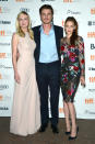 Kristen Stewart avec les acteurs Kirsten Dunst et Garrett Hedlund au Festival du film de Toronto.