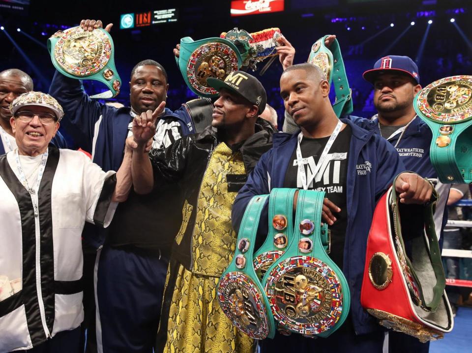 Mayweather has won a number of titles (Getty)