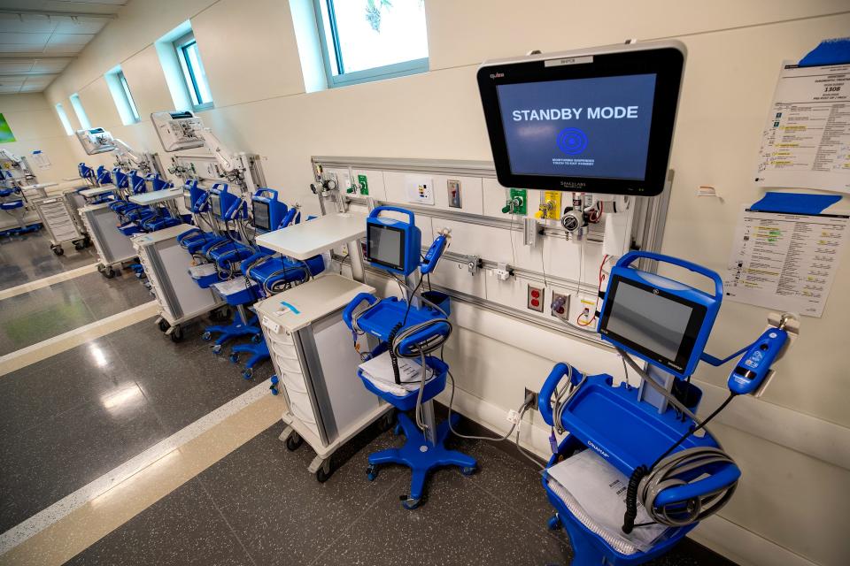 New Interventional Psychiatry Suite at the new Harrell Family Center for Behavioral Wellness in Lakeland Fl. Tuesday August 16,  2022. Lakeland Regional Health has finished construction of its new Center for Behavioral Health and Wellness on its main campus. ERNST PETERS/ THE LEDGER