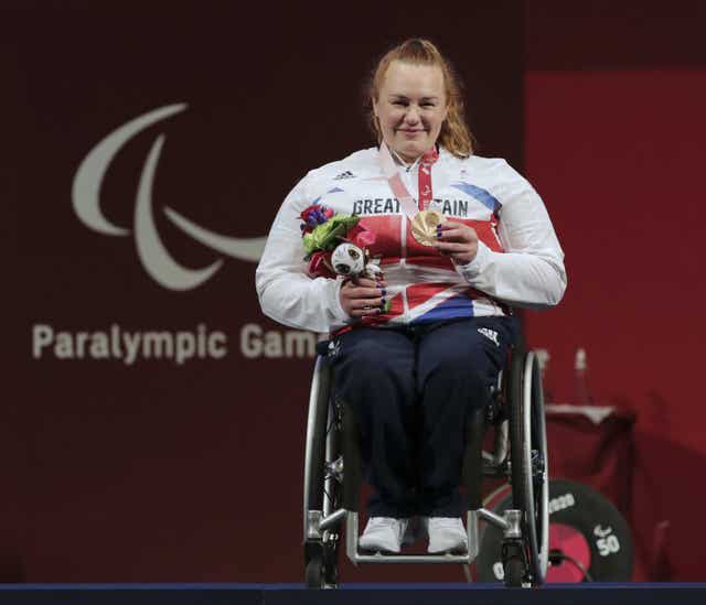 Louise Sugden won powerlifting bronze