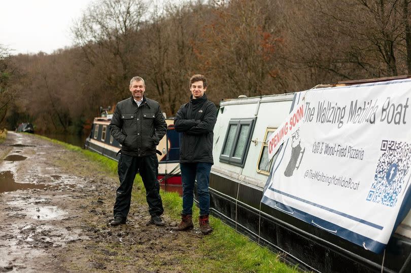 father-and-son duo Paul and Chris Edwards have run Waltzing Matilda boat café since 2021