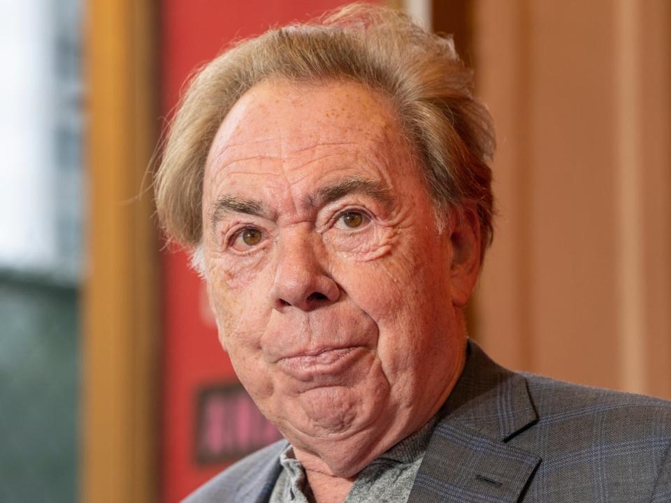Lloyd Webber said he was ‘shattered’ by his son’s death (Shutterstock / lev radin)