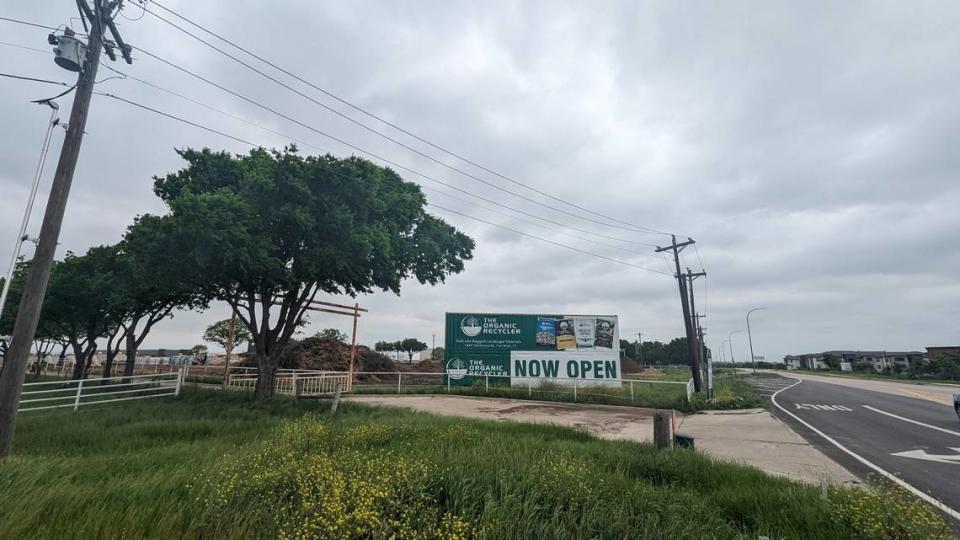 Landscape supply company The Organic Recycler wants to start making concrete at its facility at 13001 Old Denton Rd.