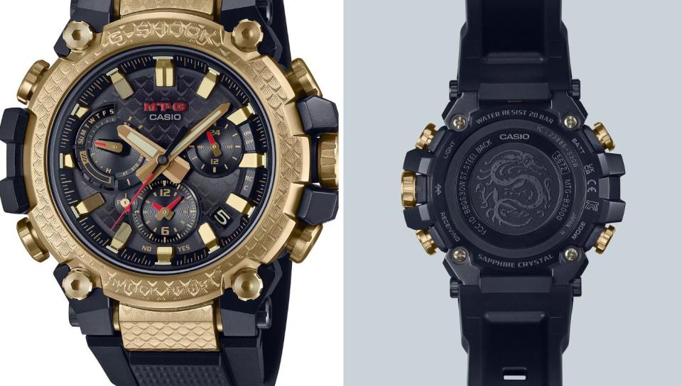 Casio dragon-inspired watch. (PHOTO: Casio)