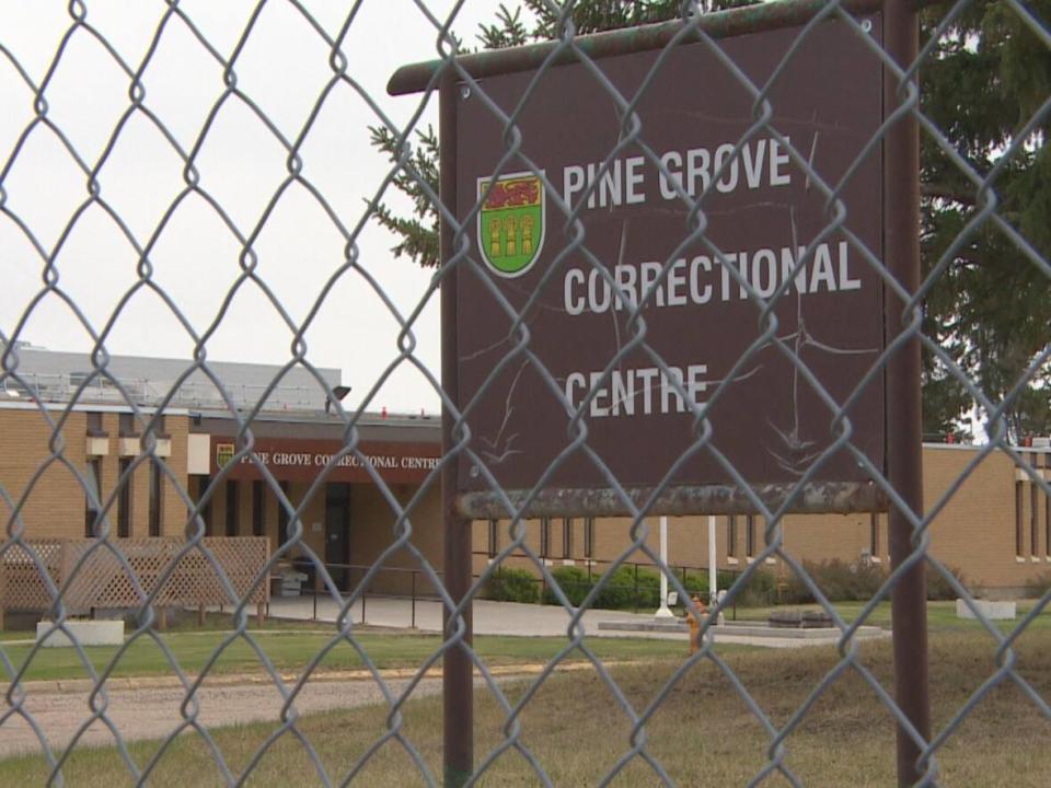 An inmate at Pine Grove Correctional Centre in Prince Albert, Sask., has been on a hunger strike for around eight weeks, according to a prisoner advocate. (CBC - image credit)