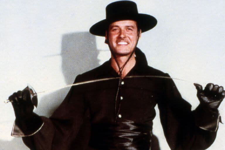 Guy Williams, en la piel de El Zorro, su más entrañable personaje
