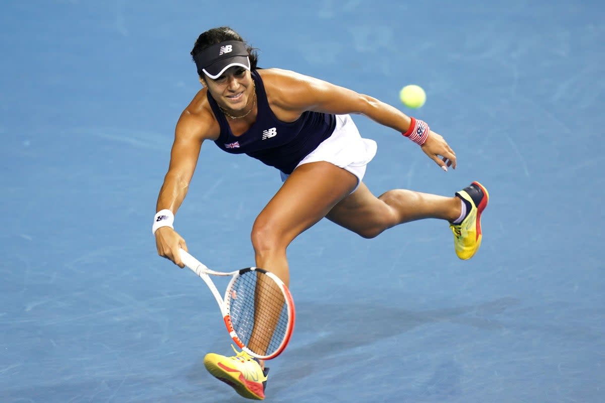 Heather Watson claimed a fine win over Yulia Putintseva in Thailand (Jane Barlow/PA) (PA Wire)