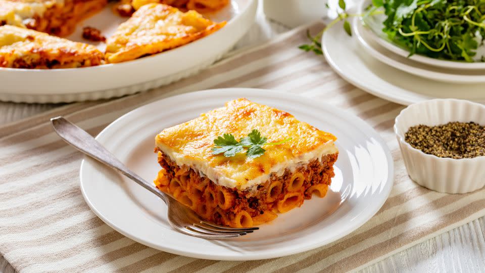 A lighter version of moussaka. - from_my_point_of_view/iStockphoto/Getty Images