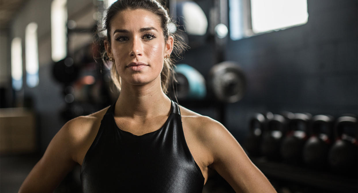 Woman in gym, representing women calling out gymcreeps on TikTok. (Getty Images)